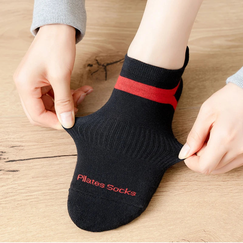 ZenGrippers Anti-Slip Cotton Yoga Socks