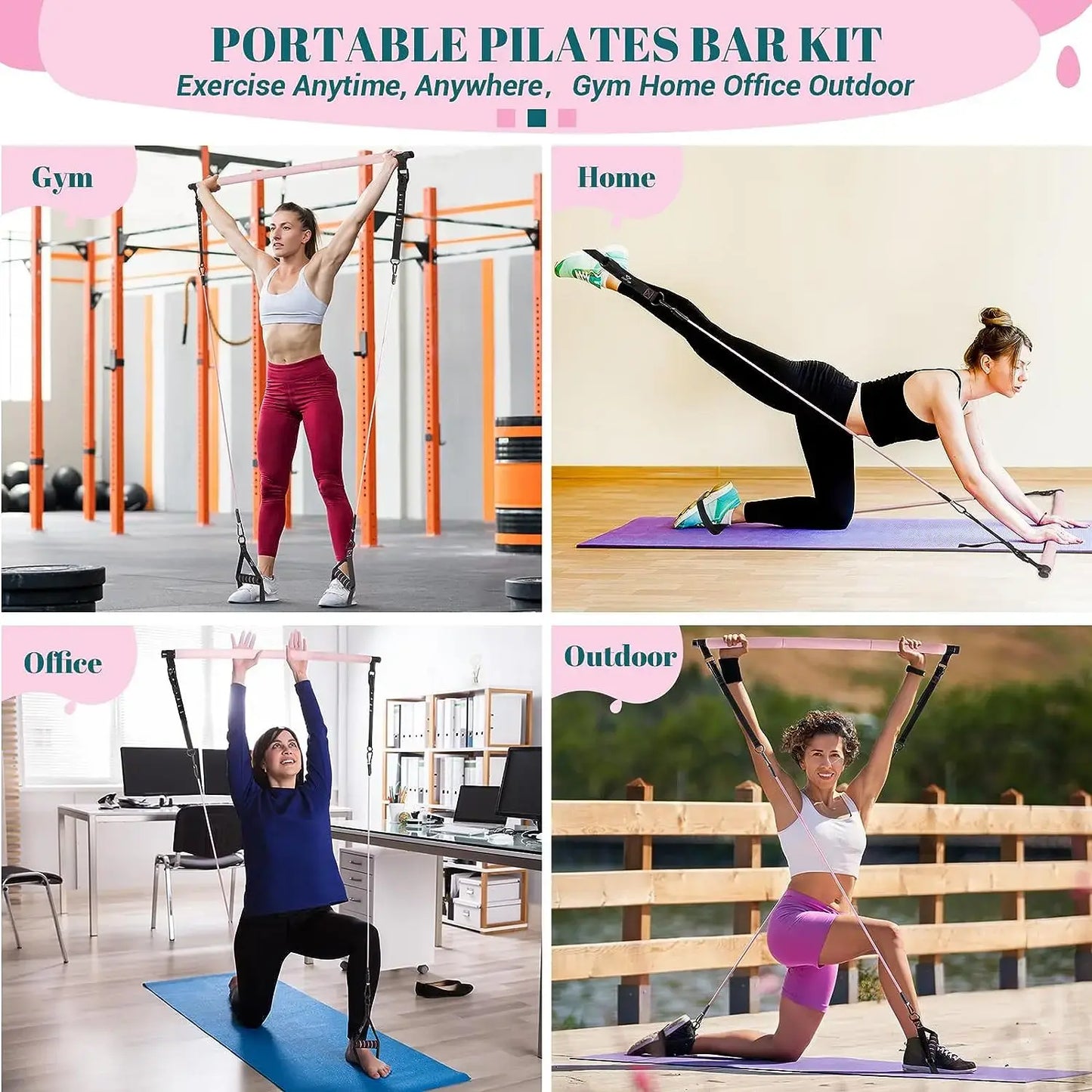 Sculpt & Strengthen Portable Pilates Home Studio System